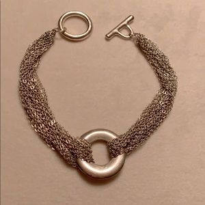 Unique Toggle Silver Bracelet